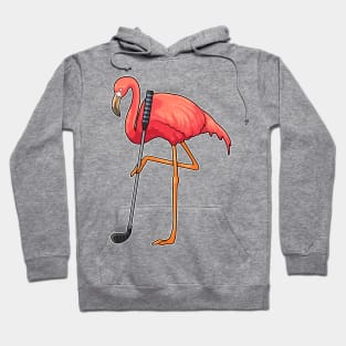 Flamingo at Golf with Golf club Hoodie